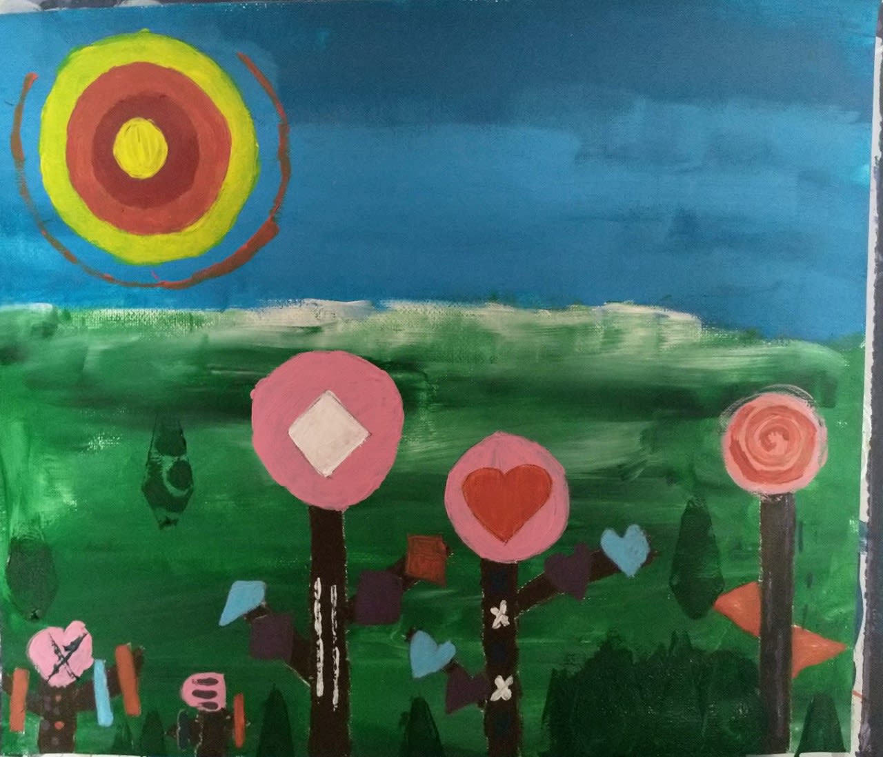 Summer Time Ella Evenson, age 10 Inspired by Terry Frost