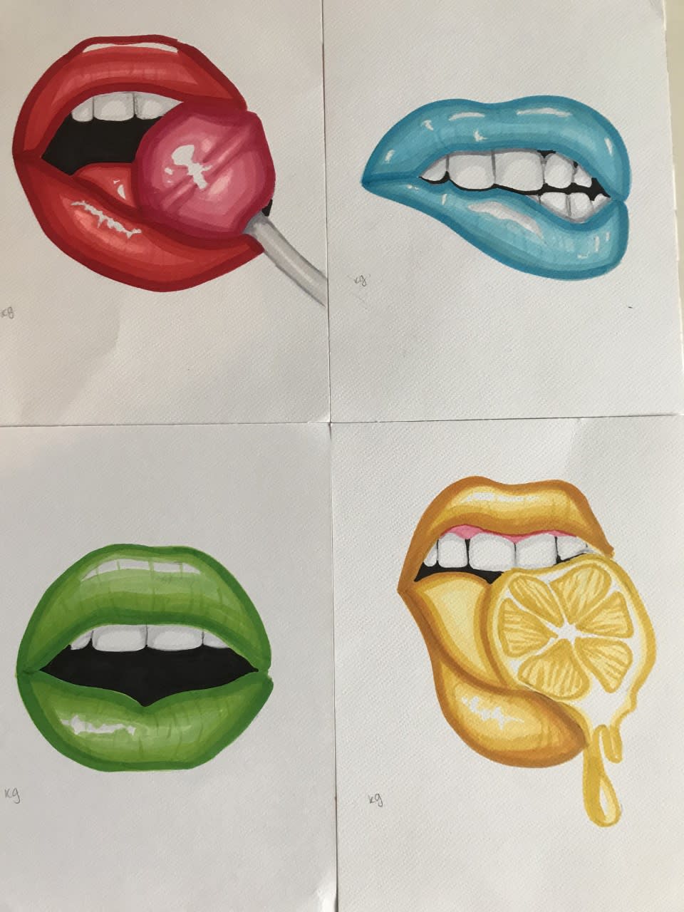 Katy Gwilliam, age 12 Inspired by Andy Warhol