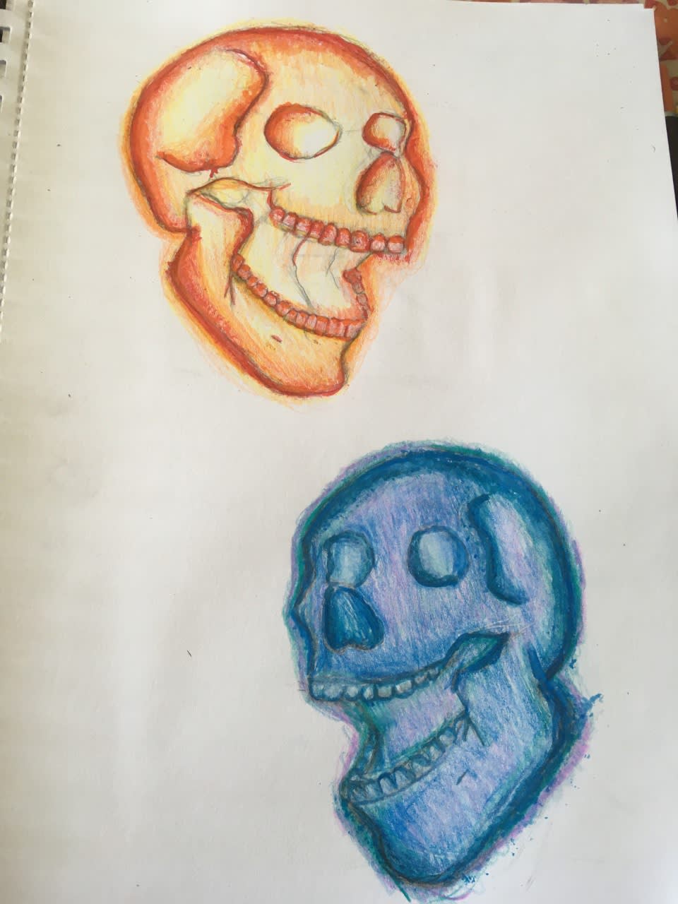 Nico Mccrimmon. age 12 Inspired by Damien Hirst, For the Love of God