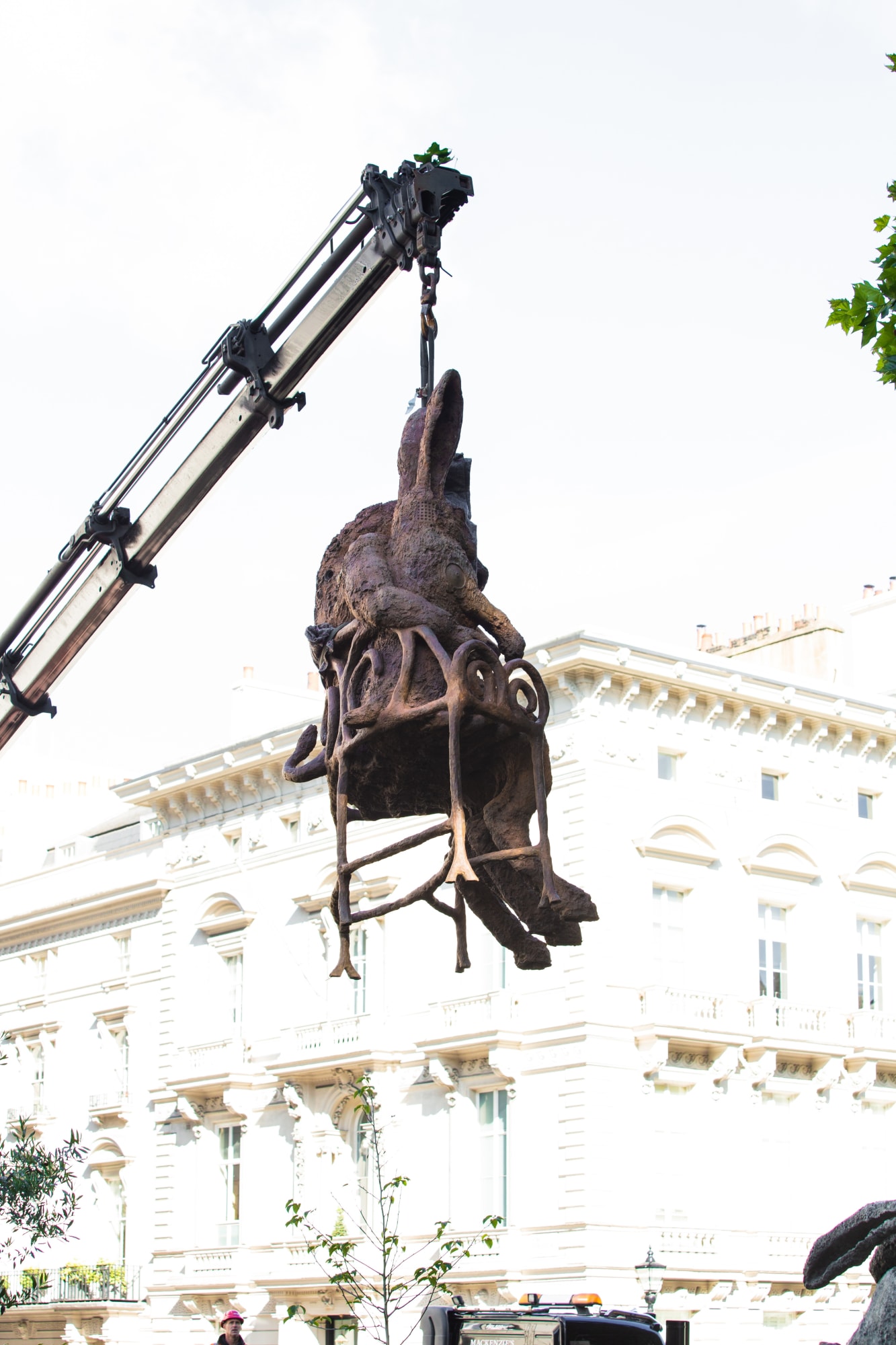 Minotaur and Hare on a Bench, 1995 Sophie Ryder