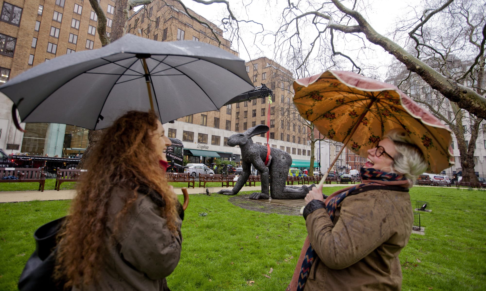 CRAWLING by Sophie Ryder @ Berkeley Square