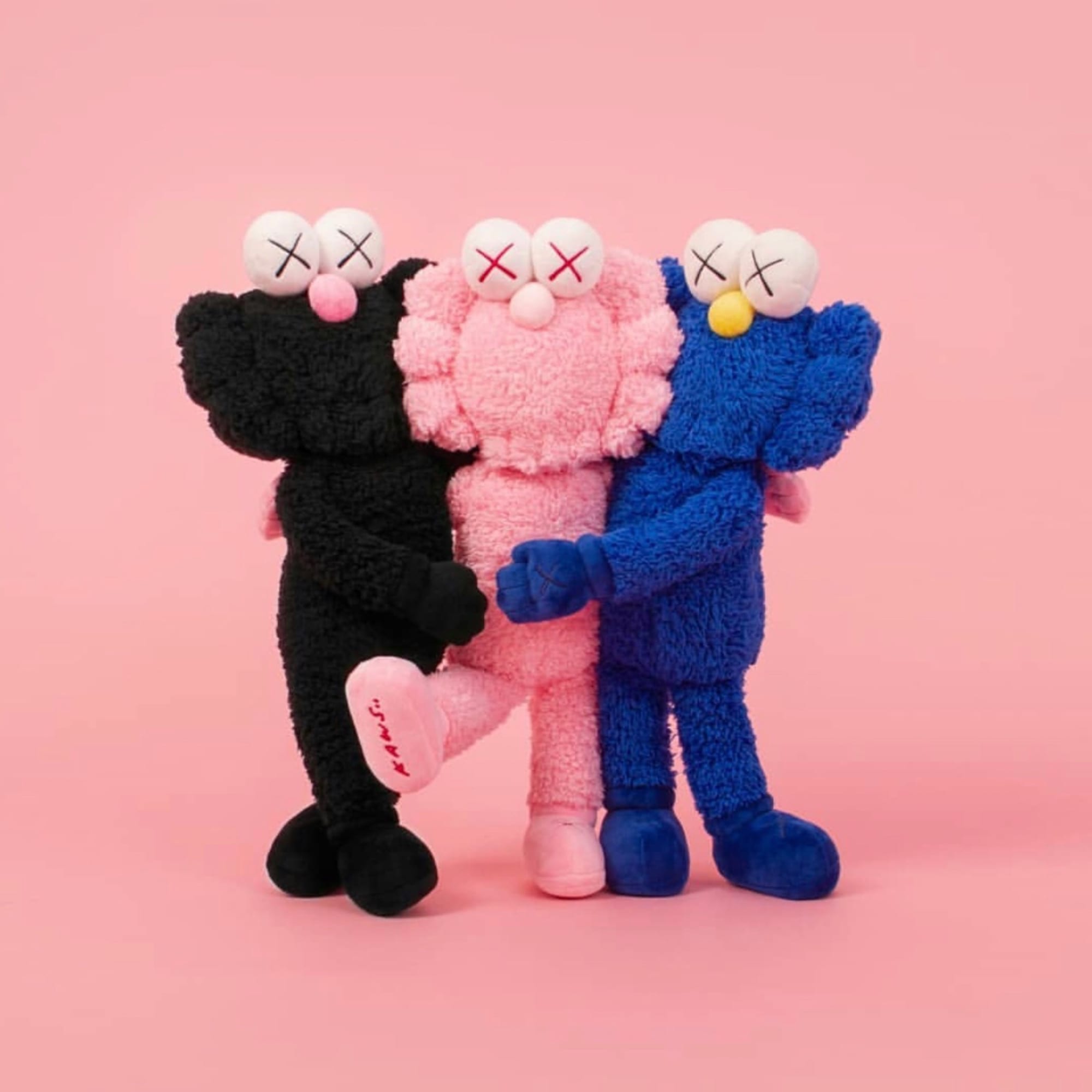KAWS, Plush x 3, 2016-2019