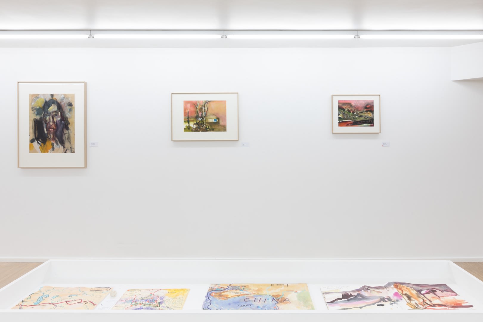 Inge H. SCHMIDT, Faciality - Beyond the Silk Road, 2019, Installation view