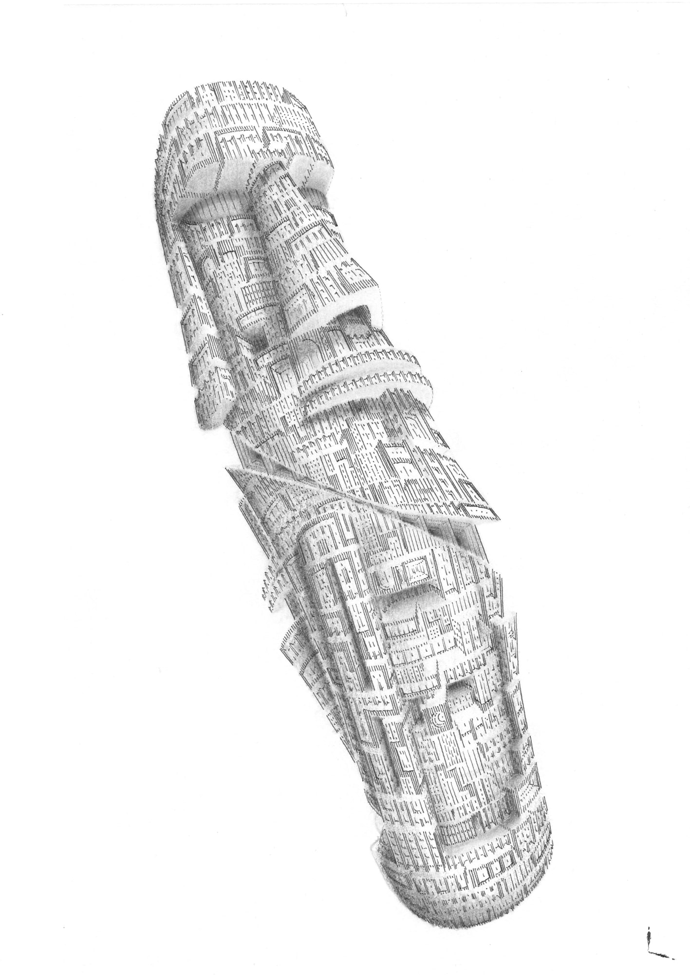 Marc Brousse, Fragments VII, 2018