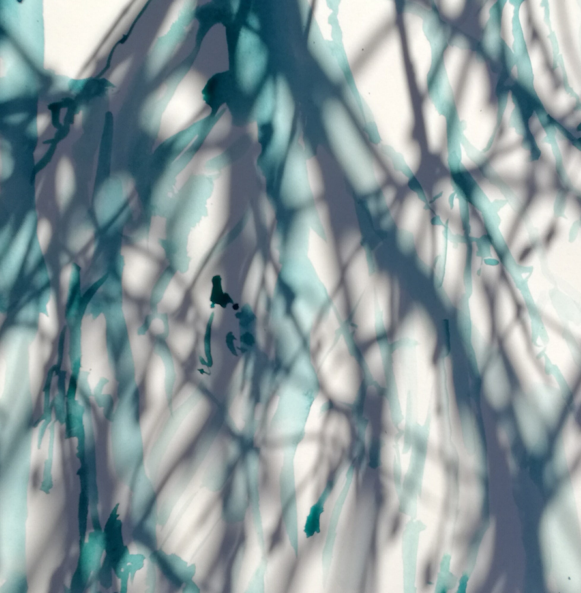 Bushes and people by Pascale Lorge, 2018