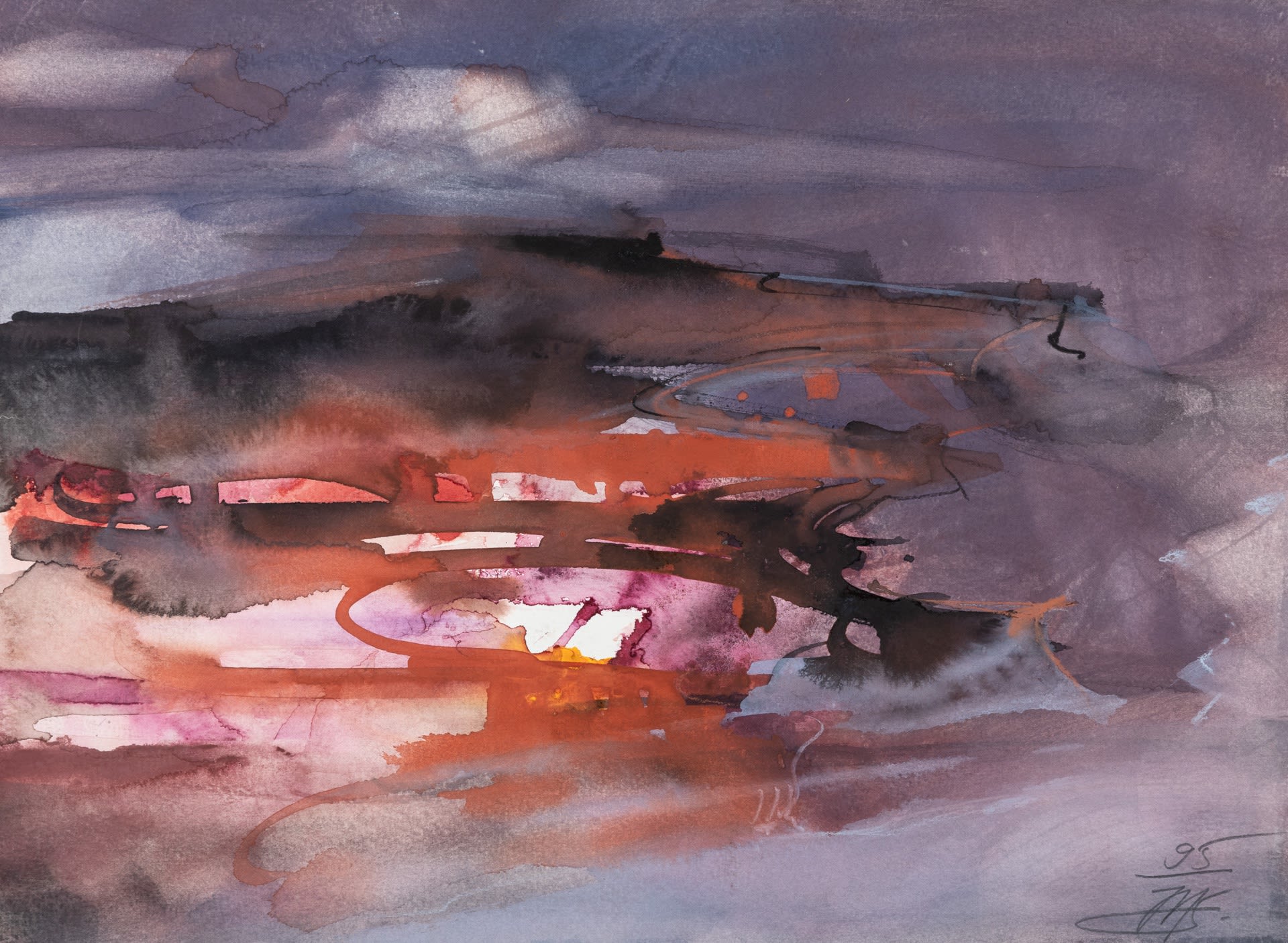 Green River Landscape, Utah by Inge H. Schmidt, 1995