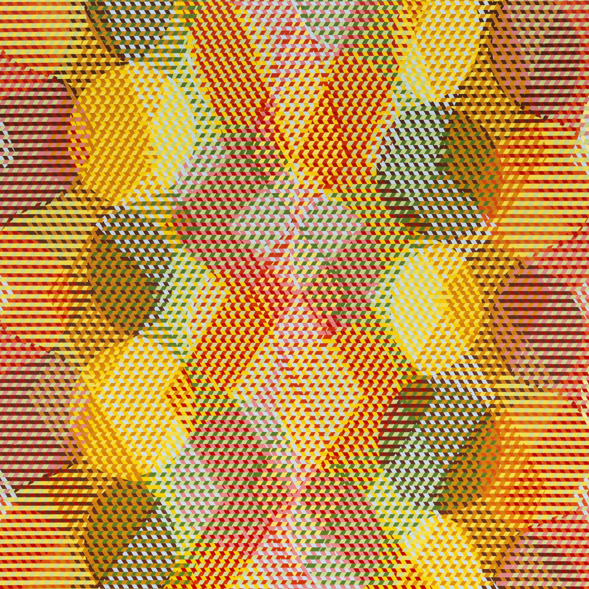 Mariano Ferrante Pintura N106 2019 Acrylic on canvas 35 x 35 in (88.9 x 88.9 cm)