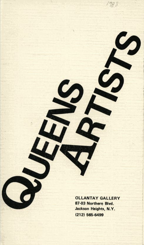 OLLANTAY Center for the Arts, Queens Artists, New York, 1983