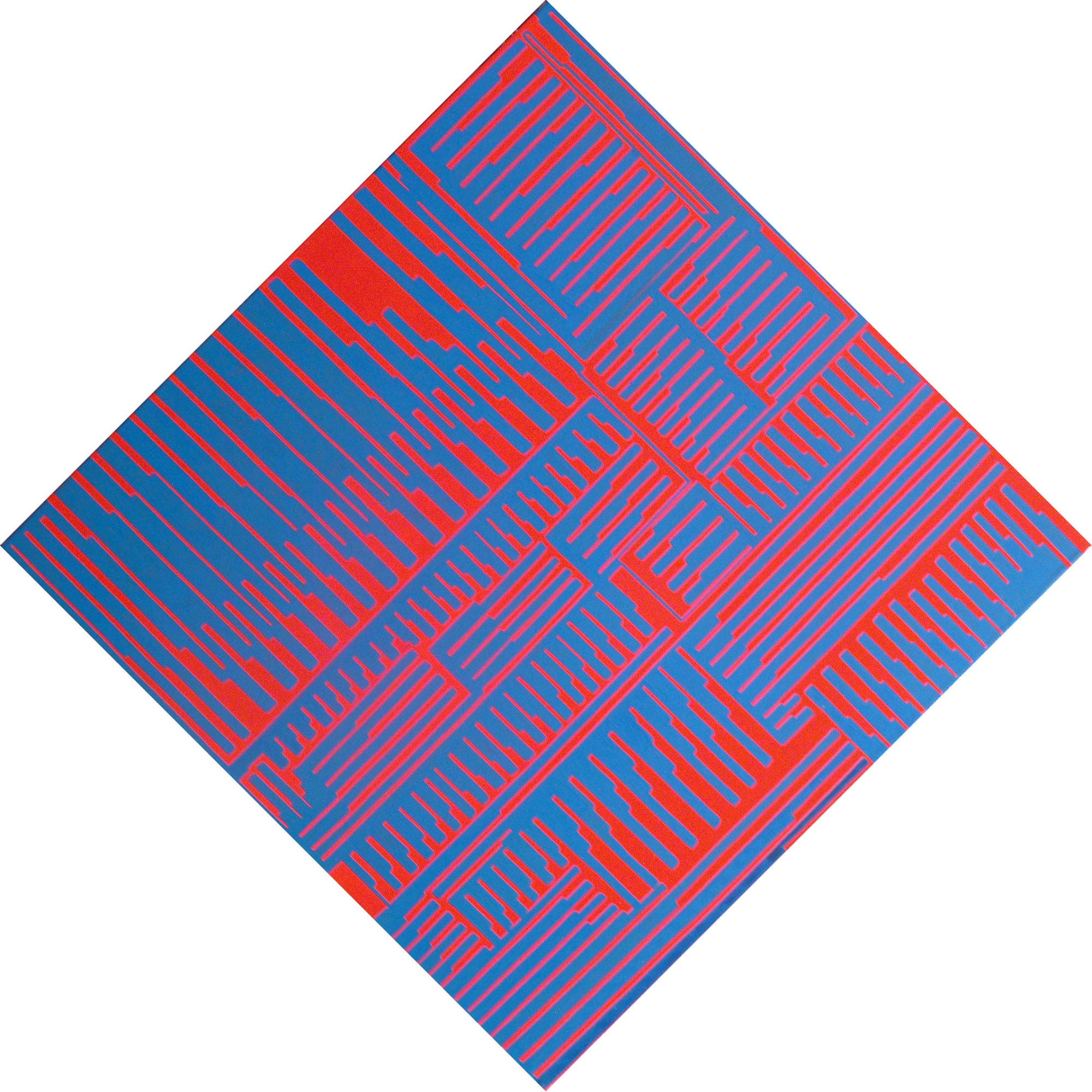 Vargas-Suarez Universal, Jettison Re-Entry, Oil Enamel on canvas, 24 x24 in, 2012