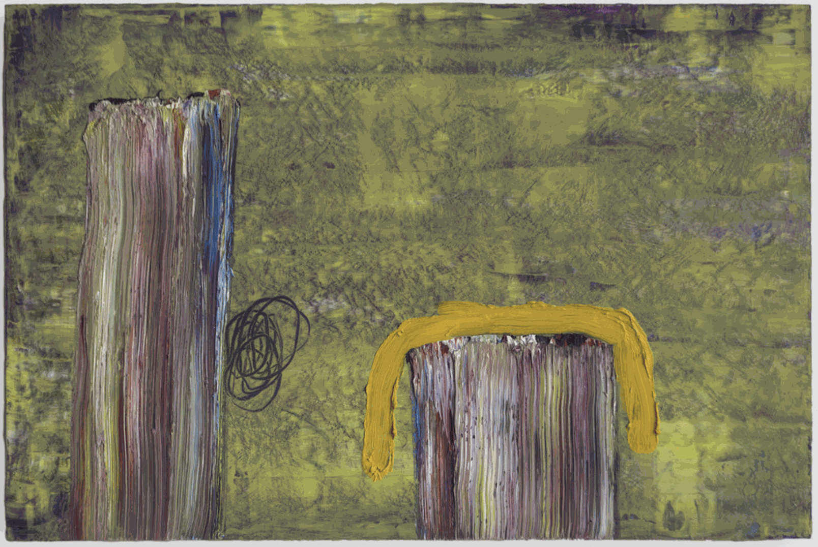 Reach 11, 1994, Oil on gessoed masonite, 16 x 24 in