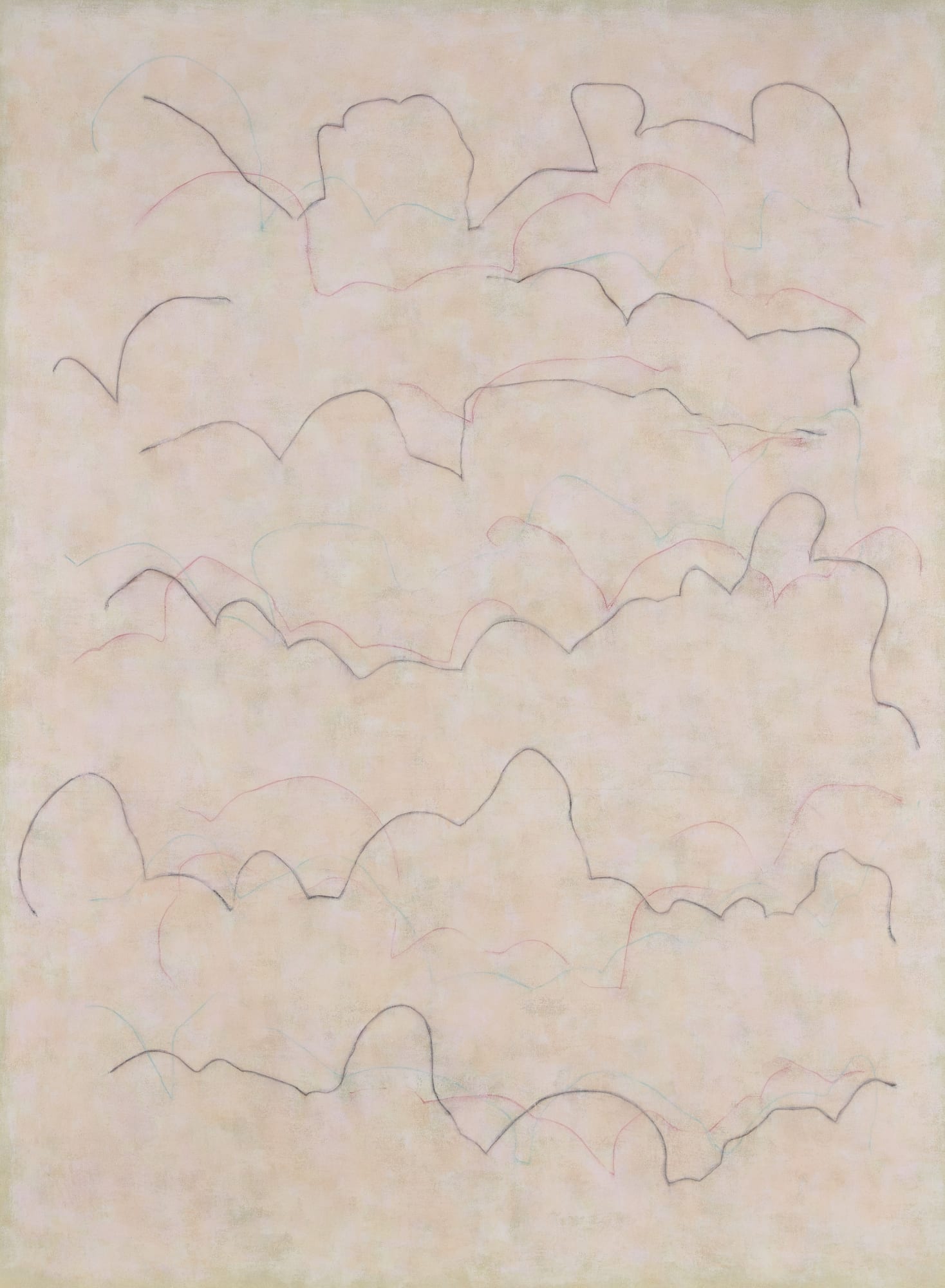 Alejandro Corujeira, Escritos sobre el barro 2, 2017, 90 5/8 x 66 7/8 in, 230 x 170 cm