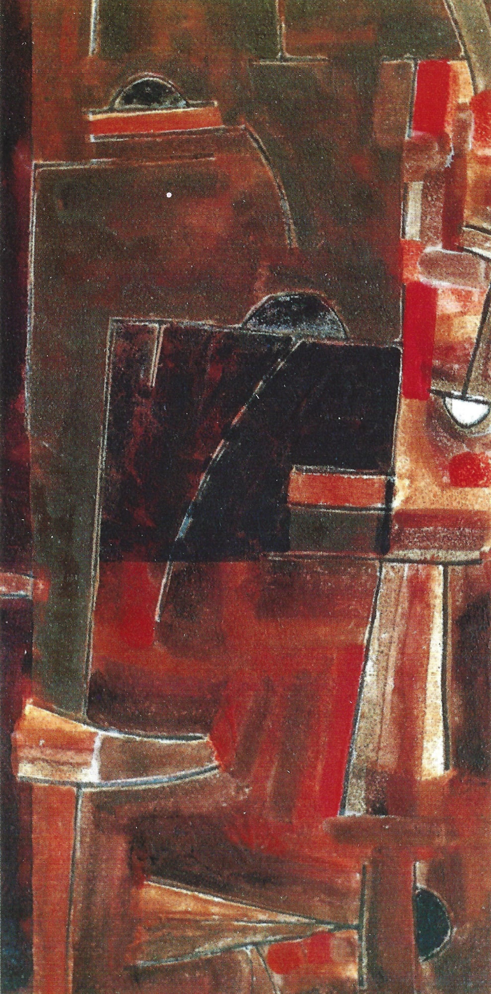Alejandro Corujeira, Luz de media luna, 1987, 15 x 7 7/8 in, 38 x 20 cm