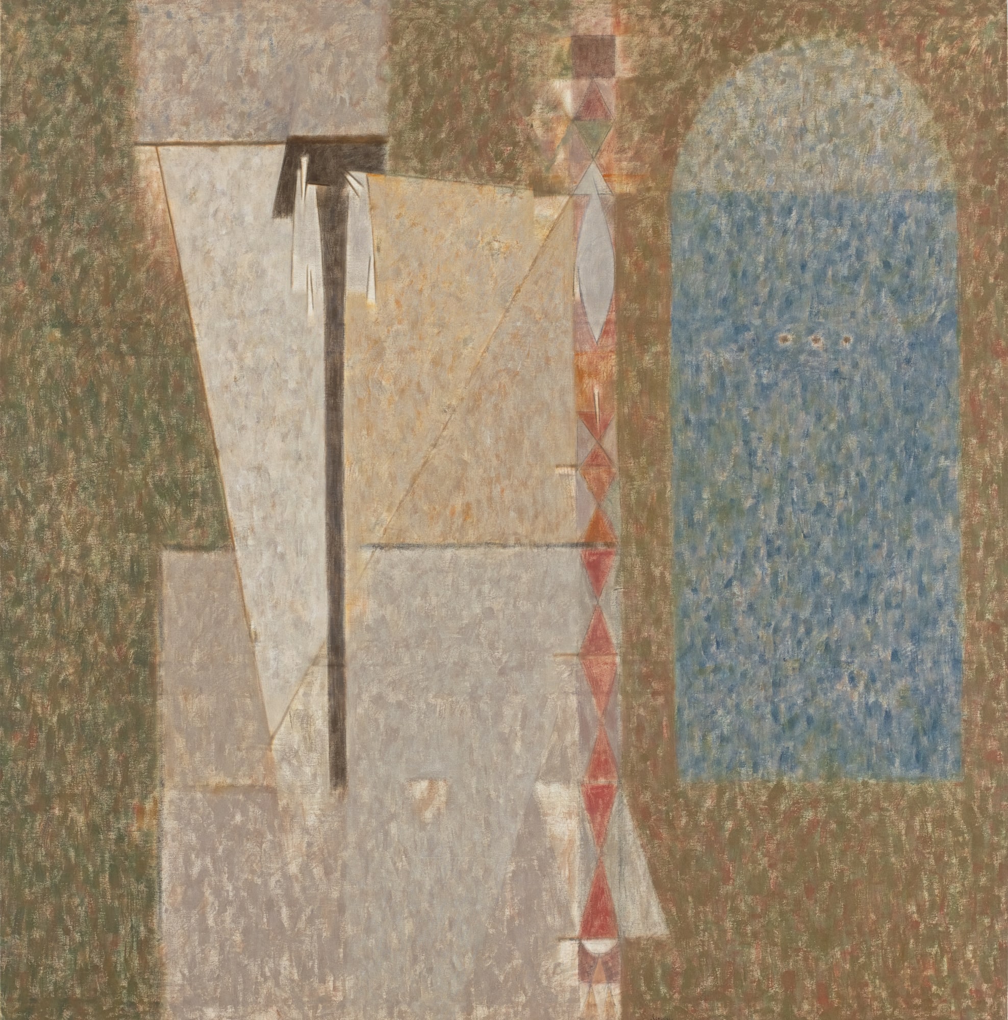 Alejandro Corujeira, Portal, 1990, 78 3/4 x 78 3/4 in, 200 x 200 cm