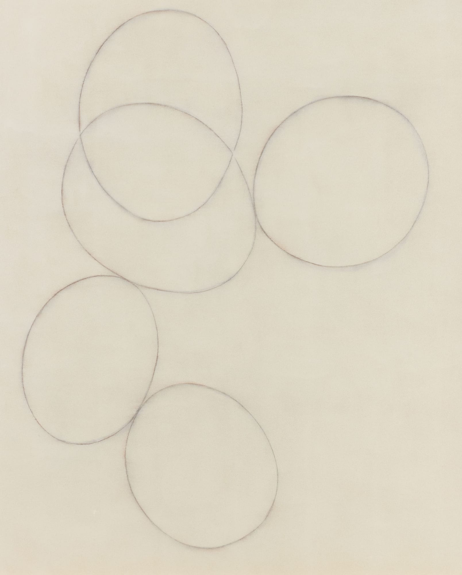 Alejandro Corujeira, Untitled (From the series Dibujos), 2019, Colored pencil and acrylic on canvas, 59 1/8 x 47 1/4 in, 150 x 120 cm