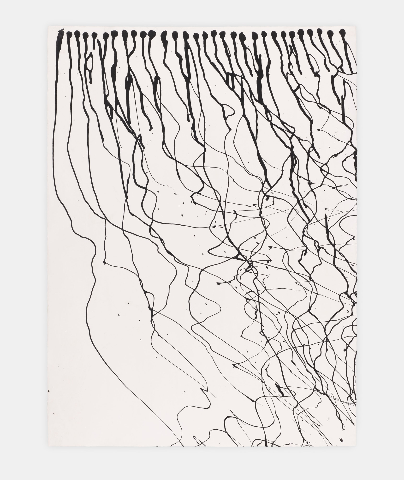 Electric Fan Drawing No. 1 household paint on paper 75 x 56 cm 1989