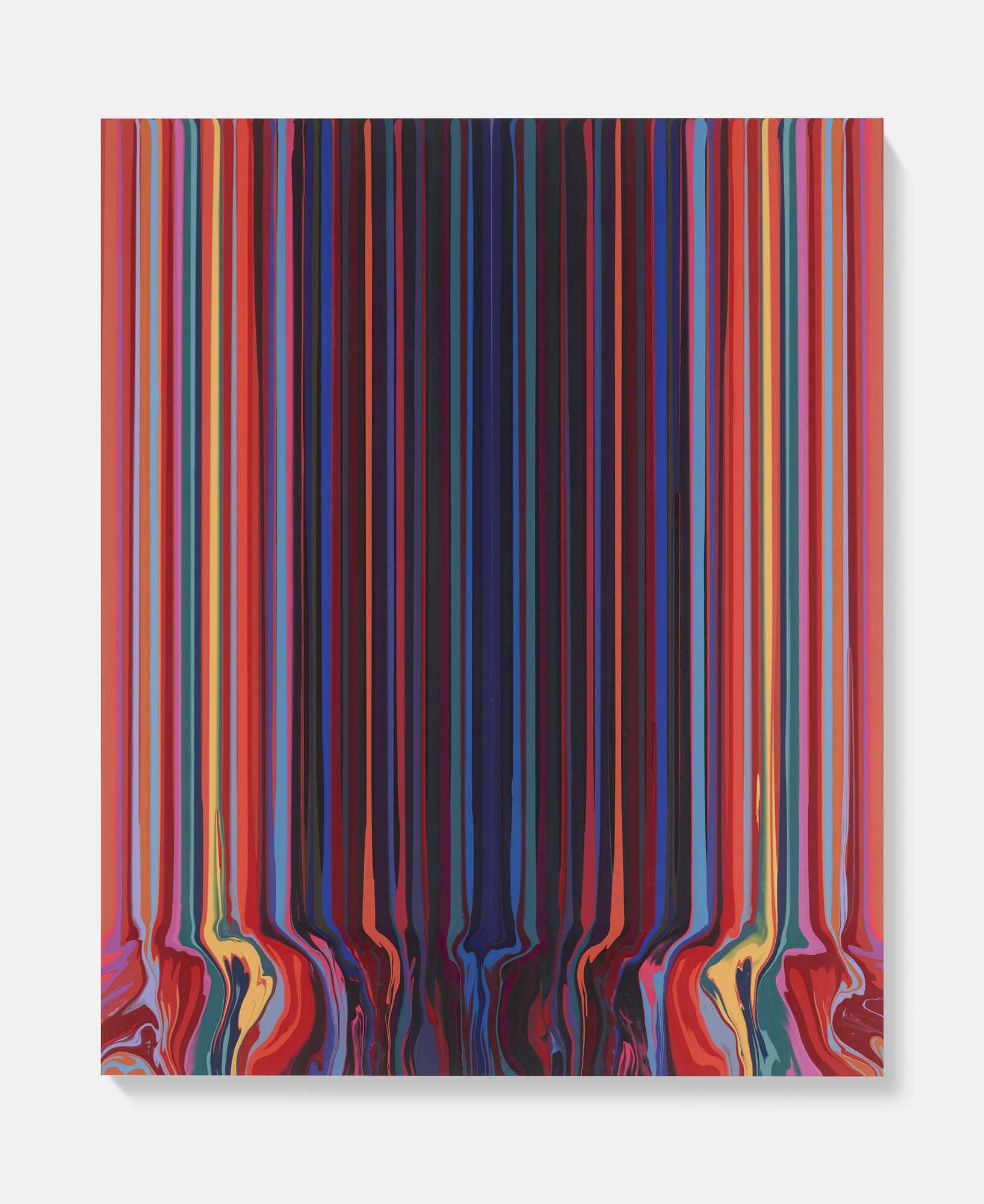 Centred Acrylic on aluminium mounted onto aluminium panel 162 x 132 cm
