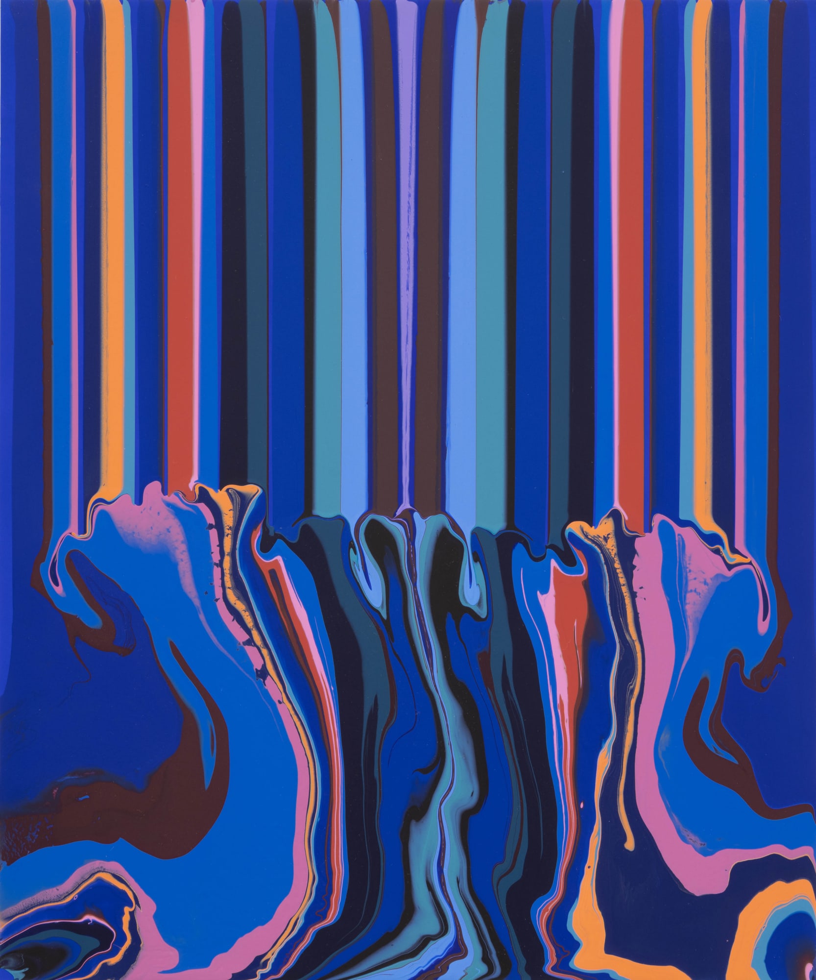 The Centre Will Hold acrylic on aluminium mounted onto alumnium panel 60 x 50 cm