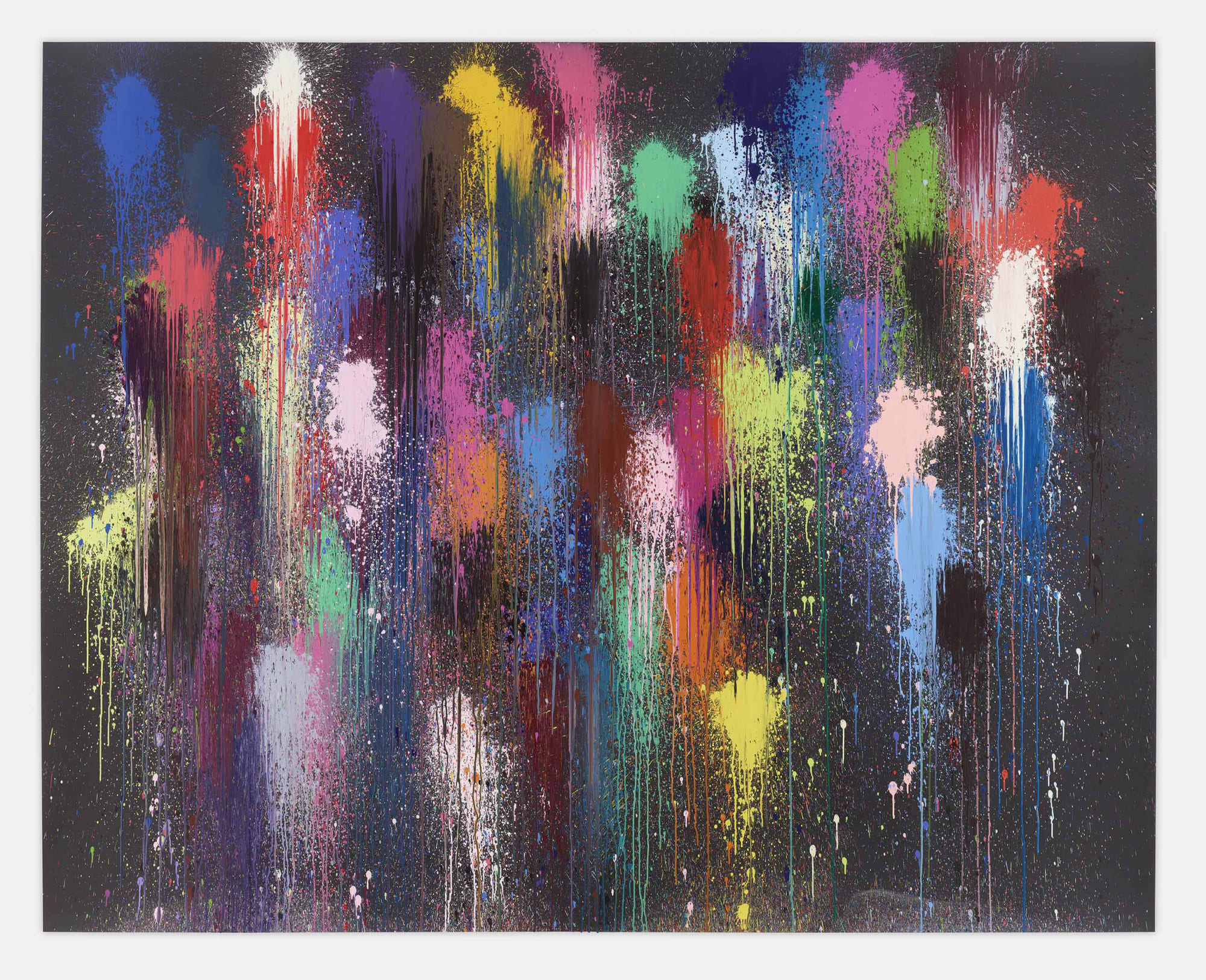 Night Dust Acrylic on Paper 243 x 305 cm