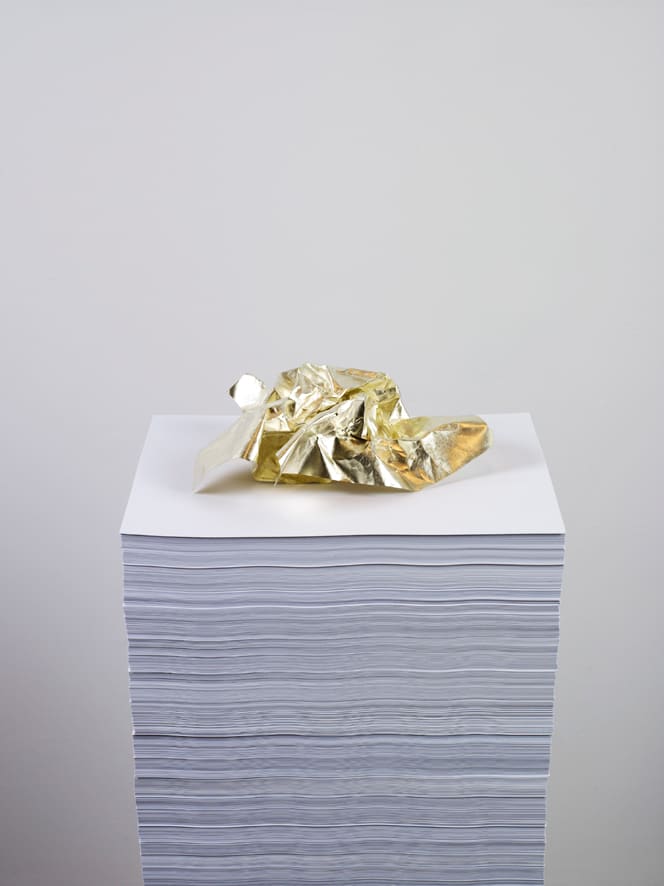 Lemon Love Susan Collis 2011 white acid-free paper, 16.9 carat gold