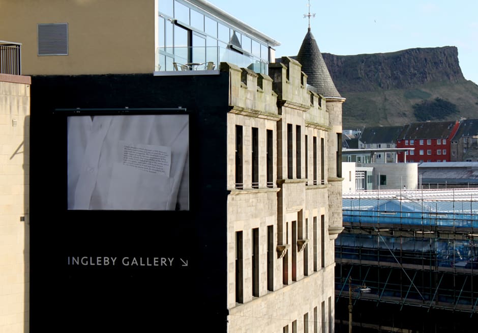 Not even to be trusted with a paperclip November 2011 - January 2012 10 x 13.5ft billboard installation