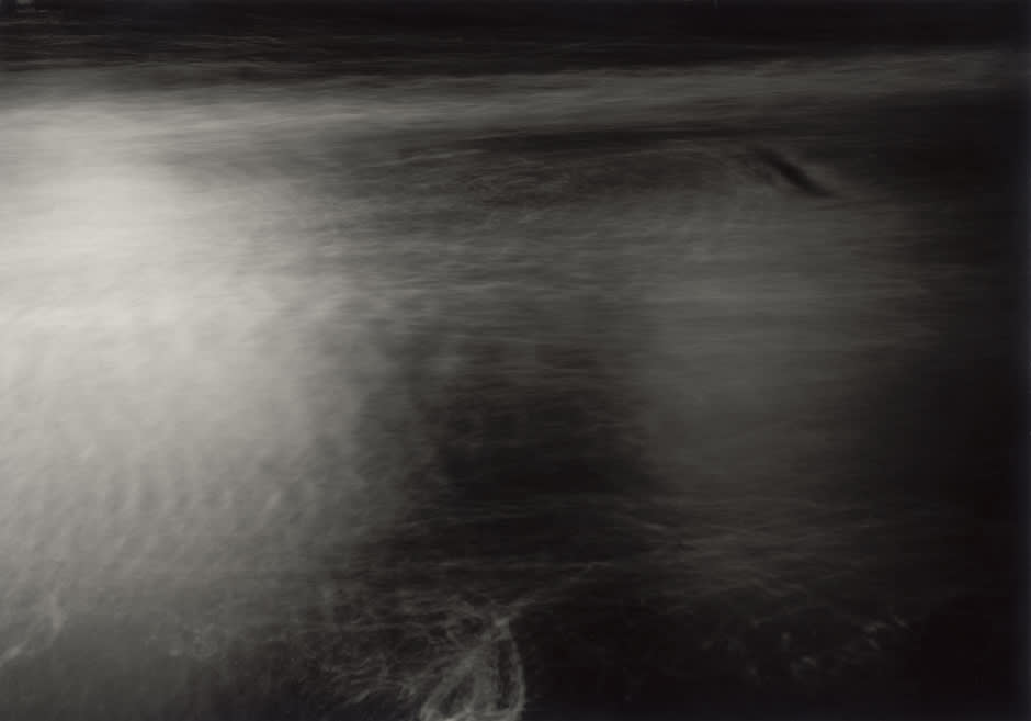 Near the mouth of the River Kelvin Glasgow Scotland, 2003-2014 silver gelatin print, hand toned & painted by the artist edition of 4 20.5 x 25.5 cm (print size) 37.5 x 25 cm (framed size)