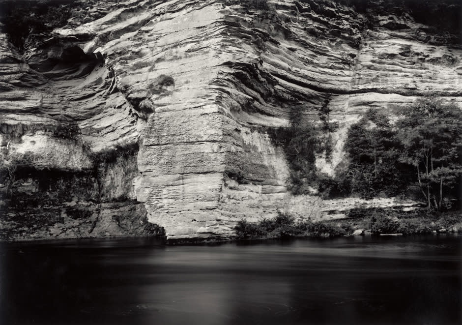 High noon - early Autumn Message to Timothy H. O' Sullivan The River Findhorn, The Findhorn Gorge, Morayshire, Scotland, 1997/2014 silver gelatin print, hand toned and printed by the artist, edition of 4 43 x 60 cm (print size) 77 x 97.5 cm (framed size)