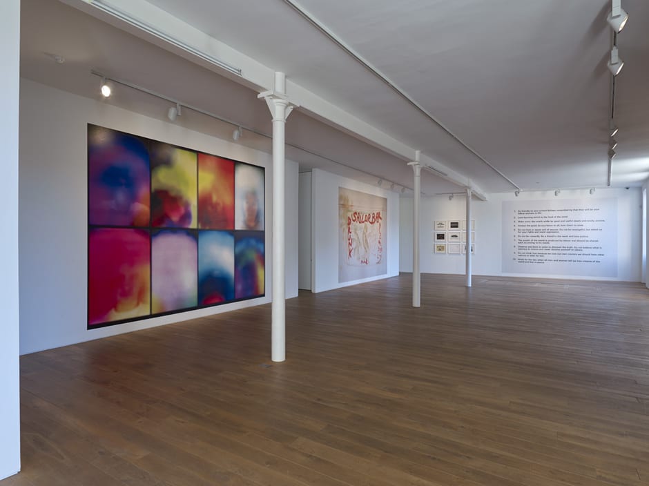 Installation view of Billboard for Edinburgh December 2014 - January 2015 Ingleby Gallery, Edinburgh