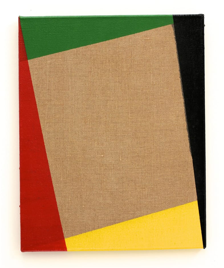 Jeff McMillan Demonstration Painting (No 2), 2013 gloss paint on linen 51 x 40 cm