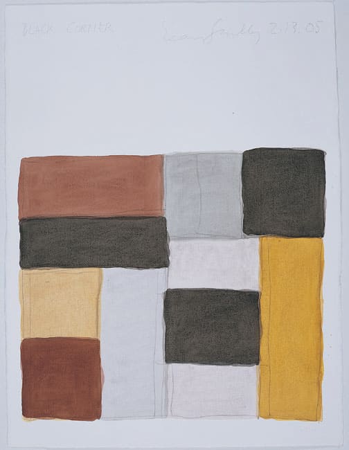 Black Corner, 2.13.05 2005 watercolour on paper 76.2 x 55.9 cm (paper size)