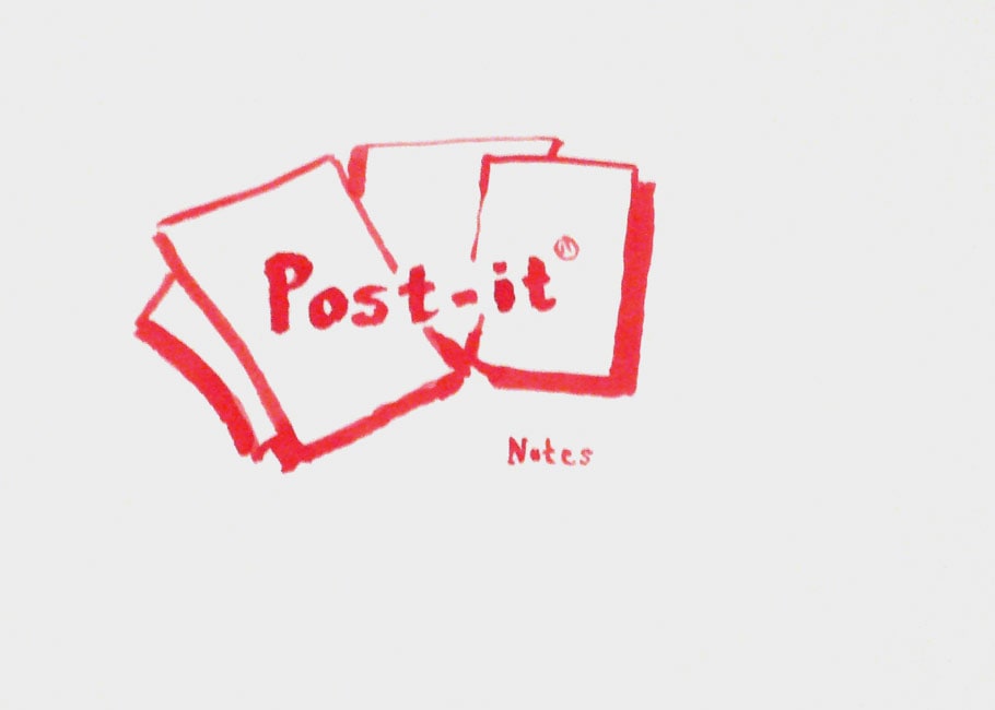 Notes 2004 Mixed media on paper 16.2 x 21.5cm