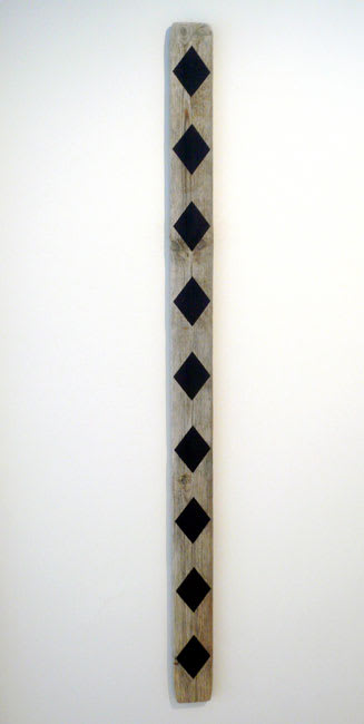 Voewood 2006 sunlight on wood 139.5 x 8.5 x 1.6 cm