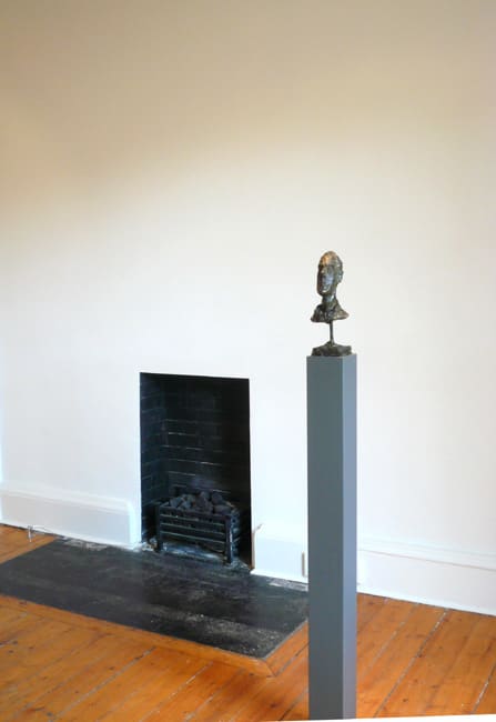 Tete de Diego au col roule 1954 Bronze 13 x 34 x 13 cm