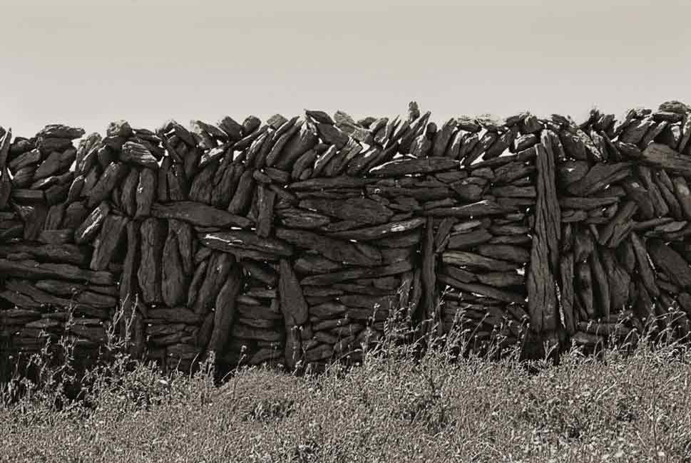 Inis Meain II 2007 Digital C-Print photograph, from the Walls of Aran series 16 x 20