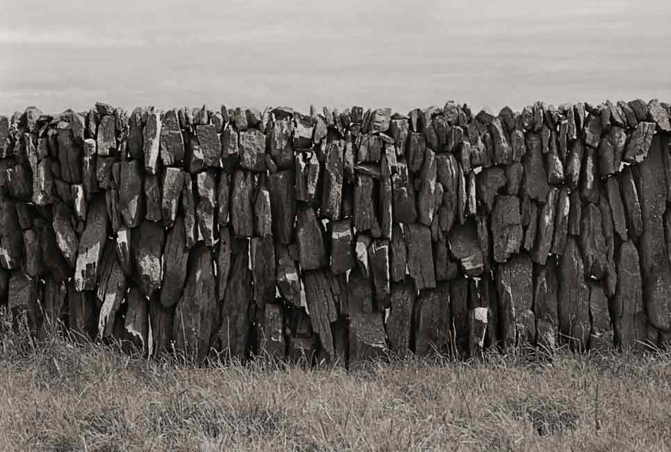 Inis Oirr IV 2007 Digital C-Print photograph, from the Walls of Aran series 16 x 20" (print size)