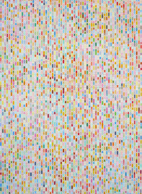 Untitled (XV) - detail 2006-07 oil/wax on board 170.8 x 152.6cm