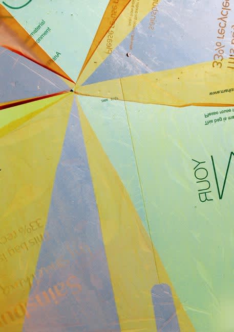 NU-autumn (detail) 2007 plastic bags and condensation