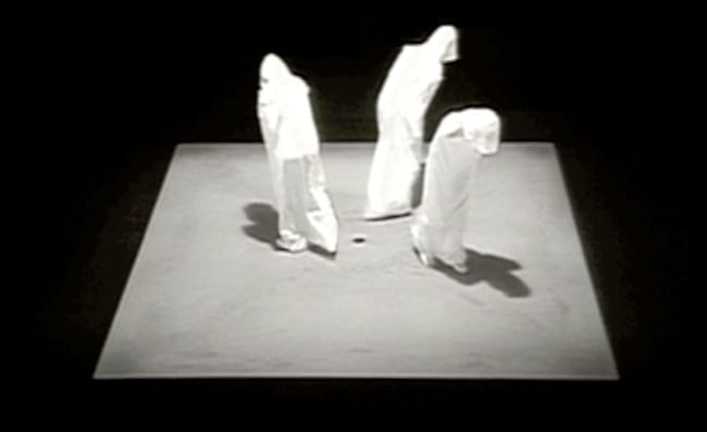 Still from 'Quad II' by Samuel Beckett (1981)