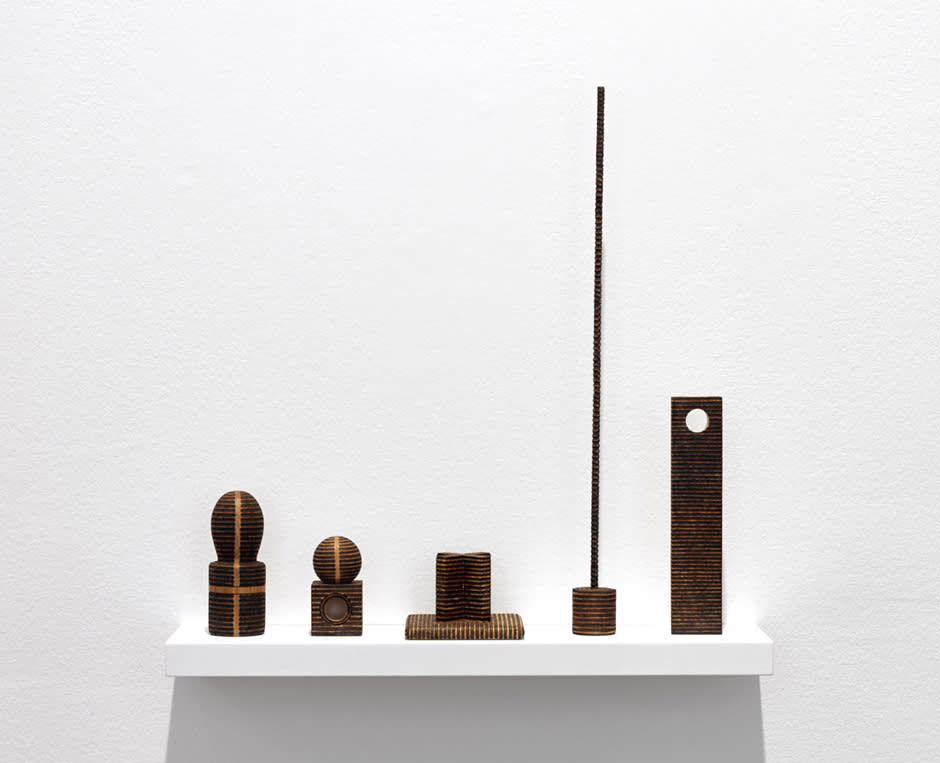 Group of five Roger Ackling works