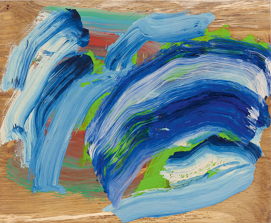 Howard Hodgkin Tide, 2015 - 2016 oil on wood 37.8 x 46 cm