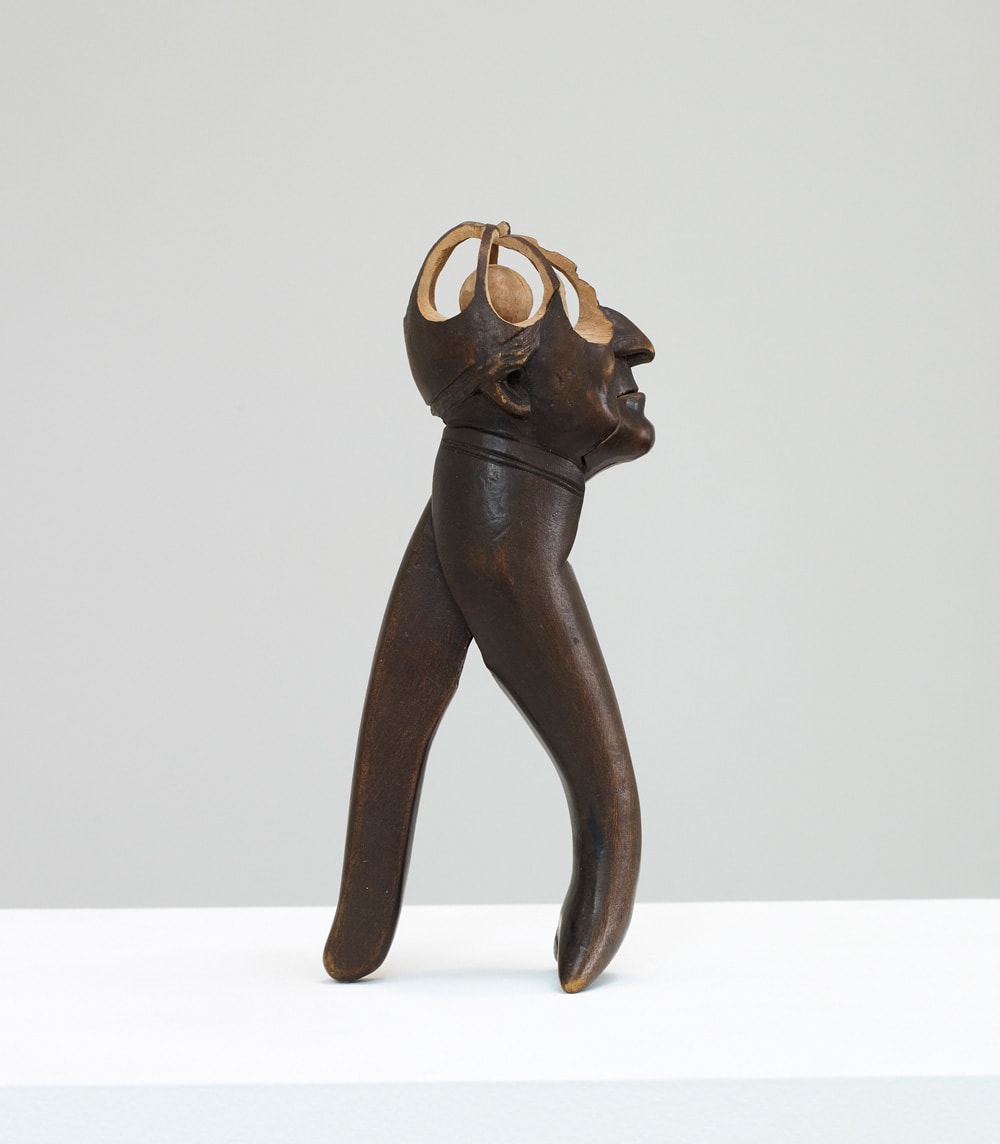 Untitled 2011 found nutcracker with further carving