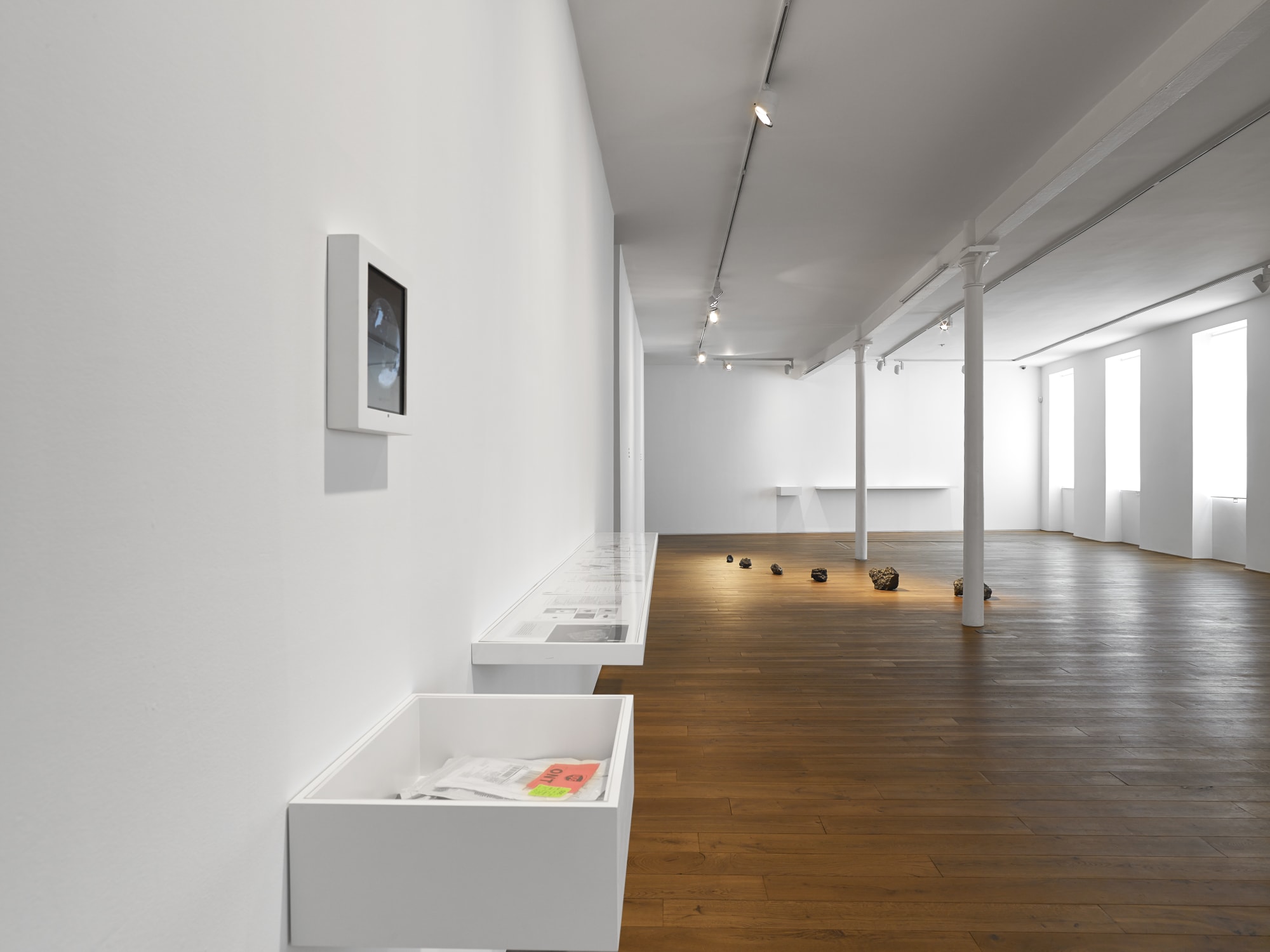 Installation view, Katie Paterson: Ideas, Ingleby, Edinburgh, 27 June - 4 October 2014.