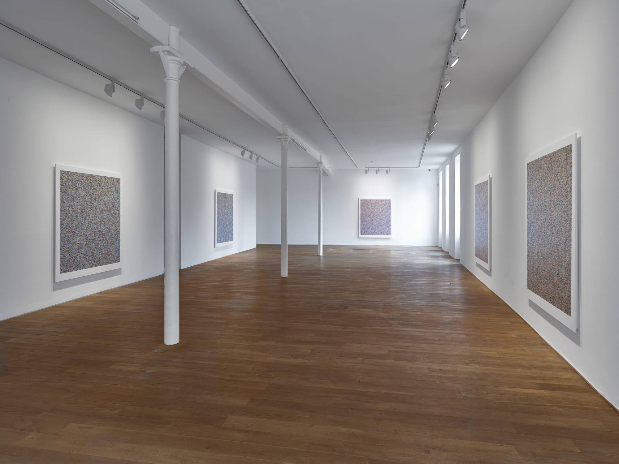 Installation view, Binary Rhythm: Paintings 2010-2015, Ingleby, Edinburgh, 10 October - 21 November 2015.