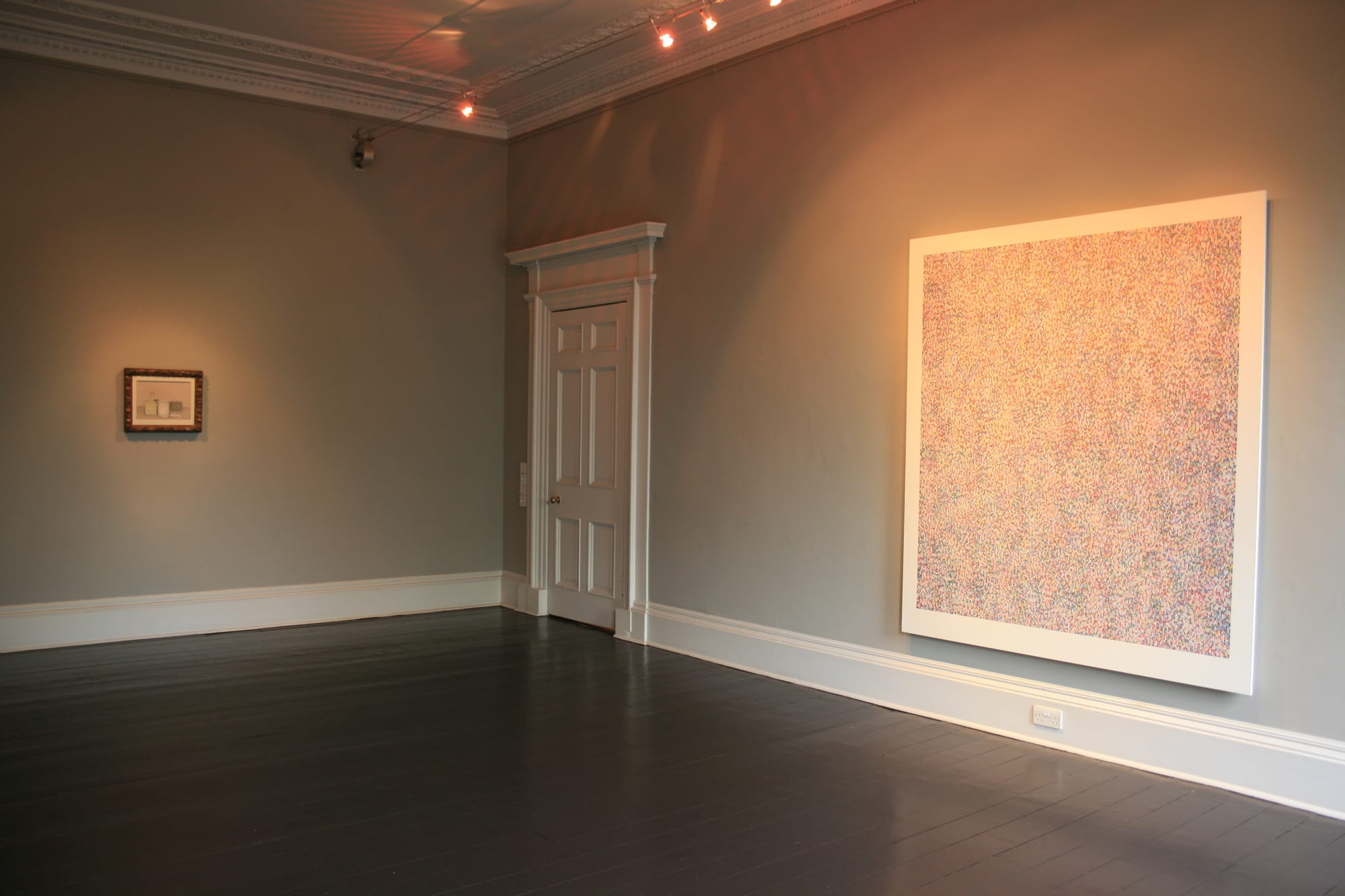 Installation view, AND PER SE AND: PART XI - James Hugonin & Giorgio Morandi, Ingleby, Edinburgh, 26 July - 5 August 2017.