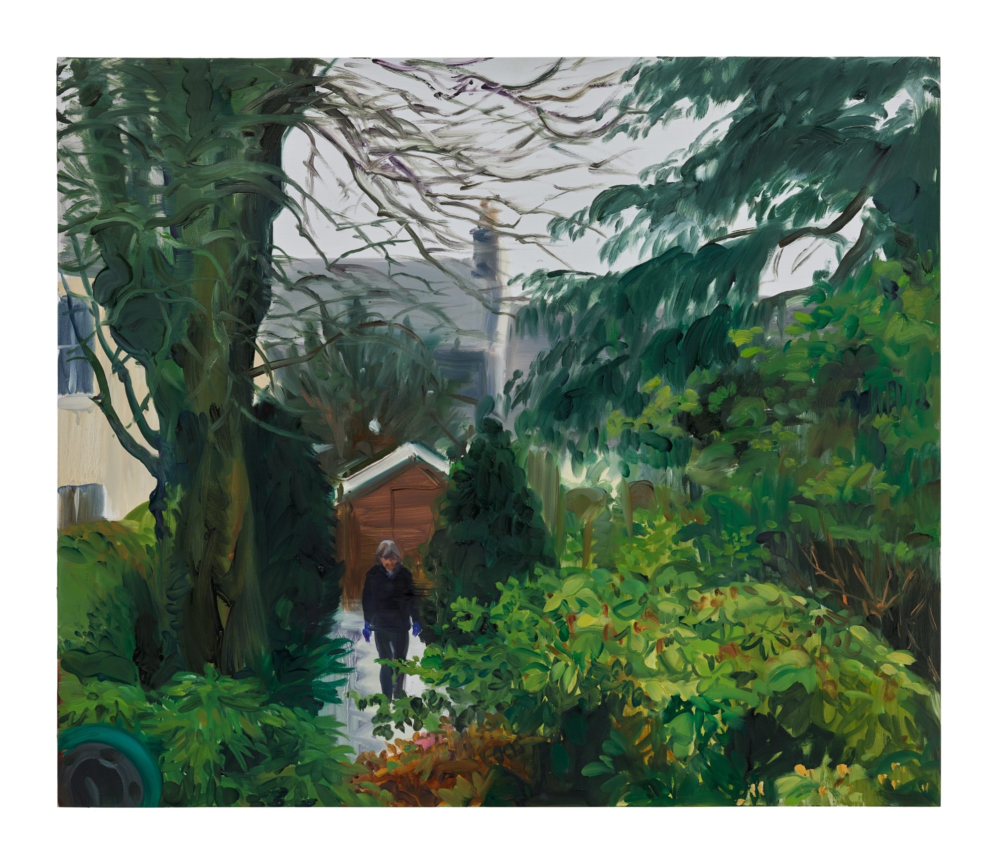 Caroline Walker Jobs, Winter, 2021 oil on board 55 x 65 cm