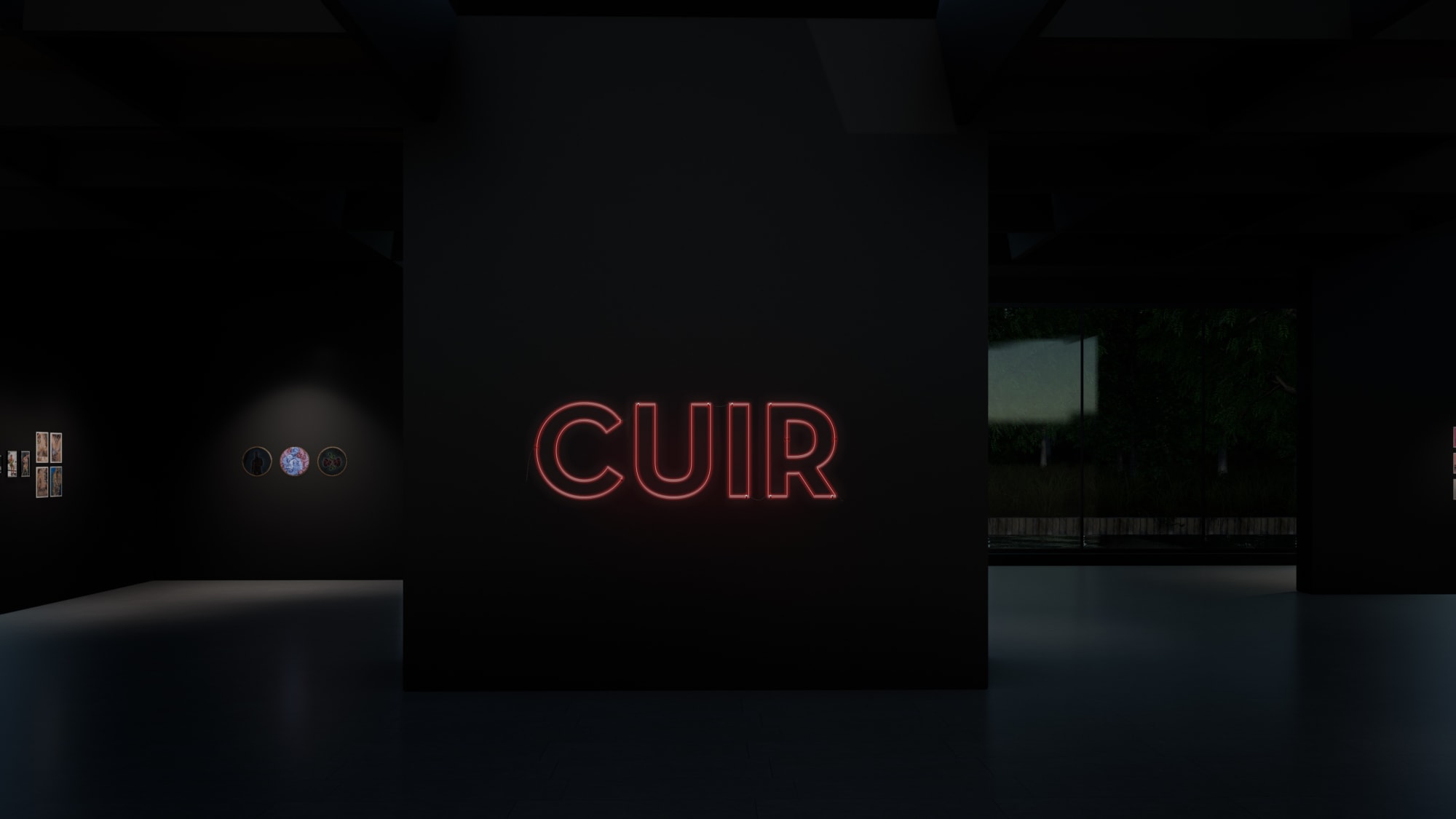Virtual installation view of CUIR | Curated by Chiachio & Giannone.