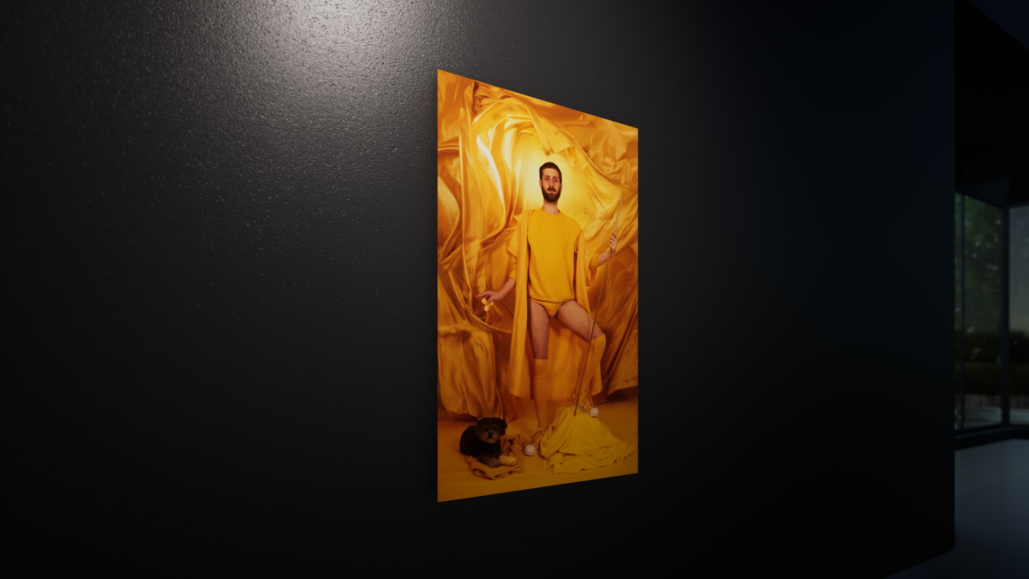 Virtual installation view of CUIR | Curated by Chiachio & Giannone.