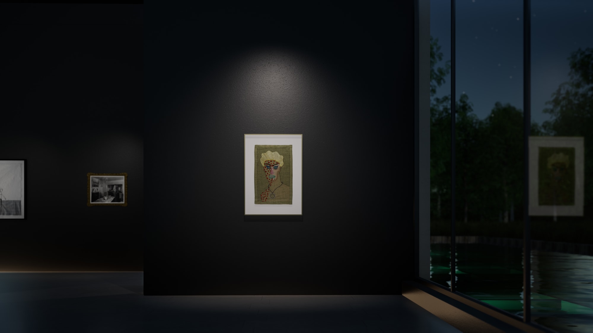 Virtual installation view of CUIR | Curated by Chiachio & Giannone.