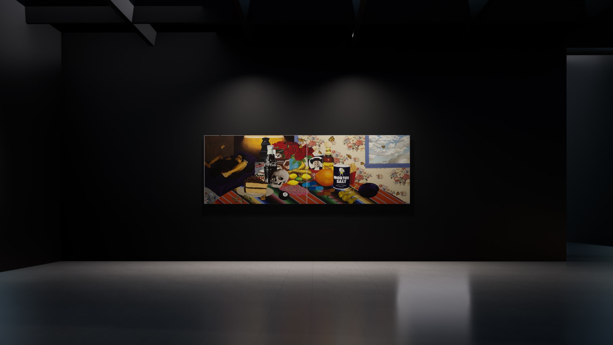Virtual installation view of CUIR | Curated by Chiachio & Giannone.