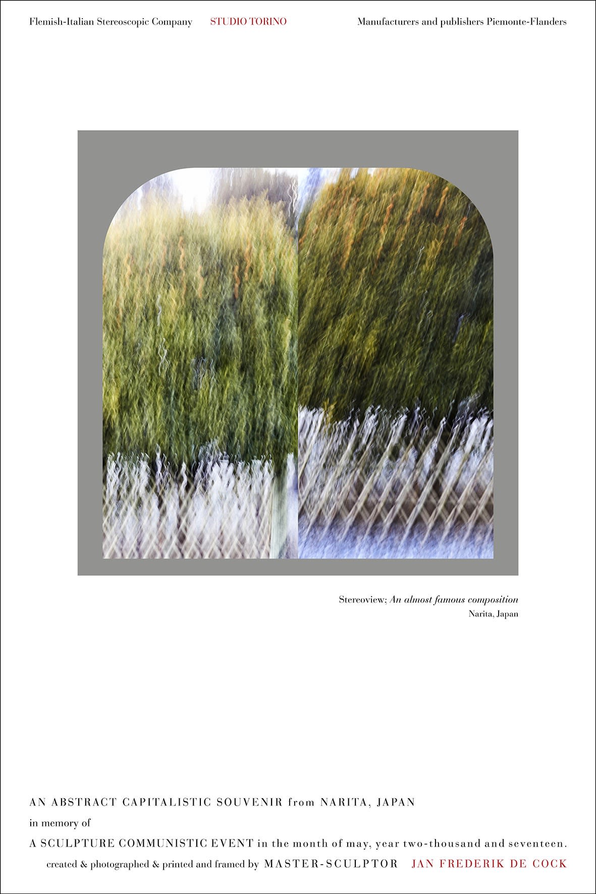 Jan De Cock Printmaking Stereoview Narita