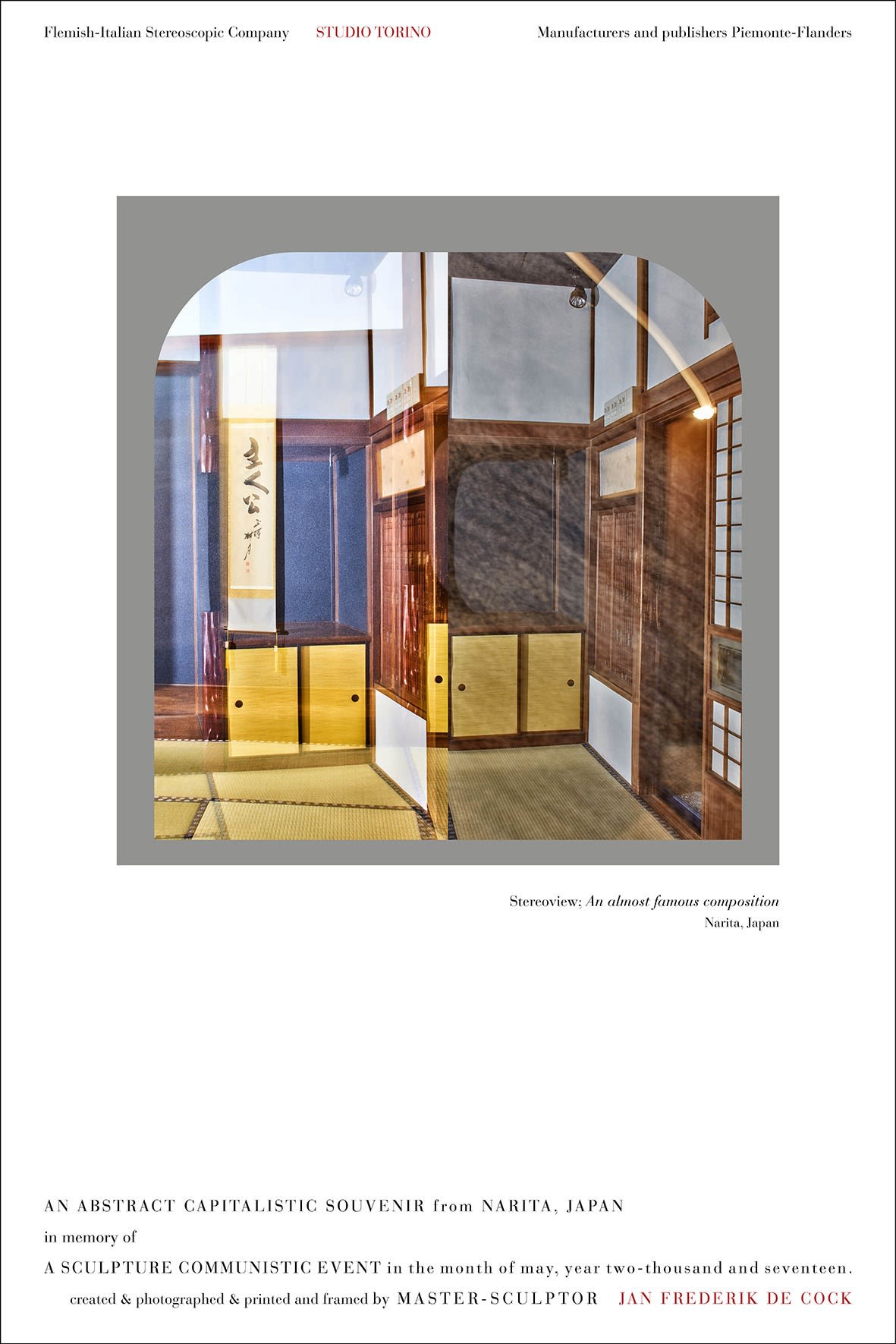 Jan De Cock Printmaking Stereoview Narita